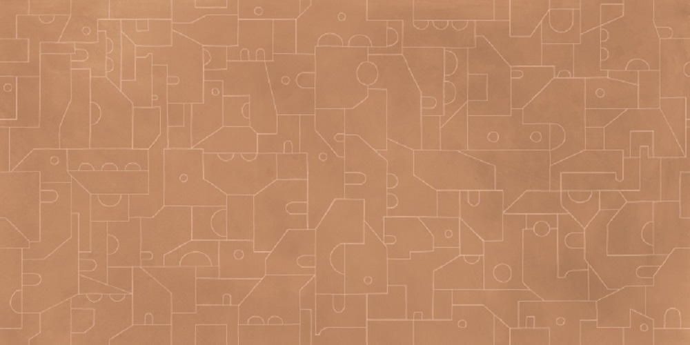  Cotto Milano Mattone Labirinto Rett 600x1200